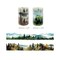 Wrapables Aesthetic Scenic Landscapes PET Washi Tapes for Scrapbooking, Stationery, Journaling, Diary, Card Making (Set of 2)
